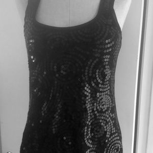 White House/Black market sequin tank top